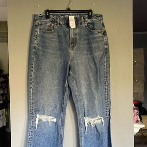 BNWT American Eagle curvy 90’s bootcut jeans size 14 Long ✈️🦅
